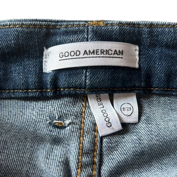 Good American Jeans Womens 29 Good Legs Slimming Stretch Classic Distressed - Picture 13 of 15